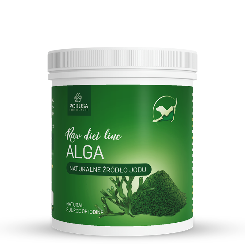 Pokusa RawDietLine Alga Multiwitamina Naturalnego Pochodzenia Dla Psów i Kotów 350 g