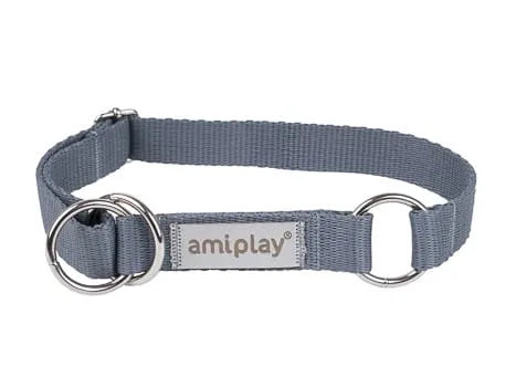 Amiplay Obroża półzaciskowa Samba L Szary