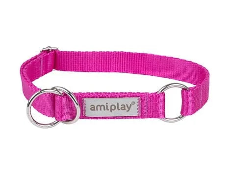 Amiplay Obroża półzaciskowa Samba XL Różowy