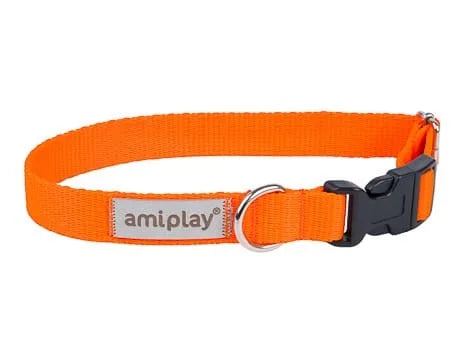 Amiplay Obroża regulowana Samba XL Pomarańczowy