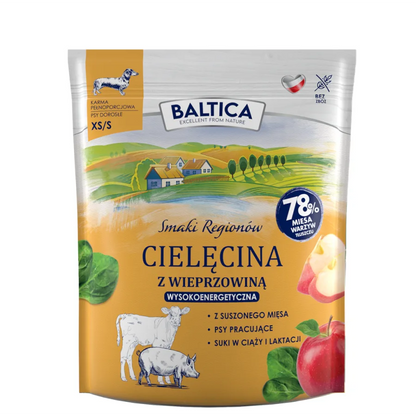 BALTICA Cielęcina z wieprzowiną dla ras małych 1kg