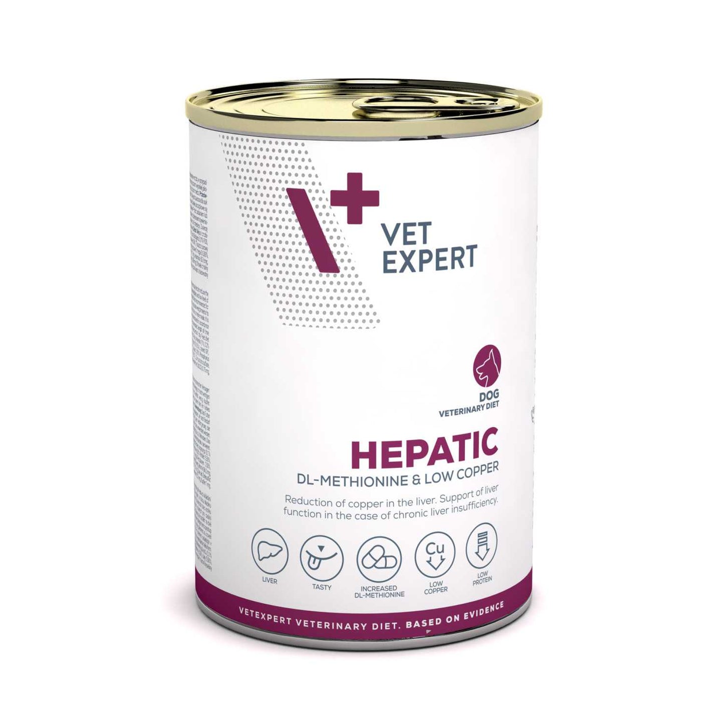 Vet Expert Veterinary Diet Hepatic Pies 400g Wsparcie Funkcji Wątroby