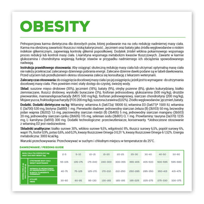 VetExpert Dog Obesity Dla Psów Z Nadwagą 12 kg