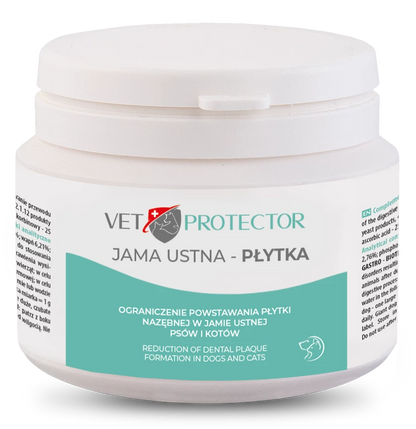 JM Sante Vet Protector Jama Ustna Płytka do codziennego dbania o higienę jamy ustnej psów i kotów