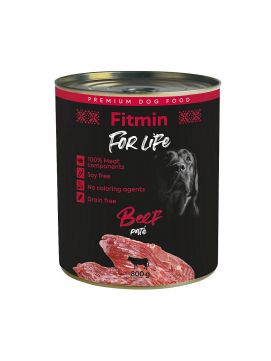 Fitmin For Life Beef Pate Karma Dla Dorosłych Psów z Wołowiną 800 g