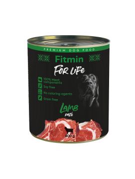 Fitmin For Life Lamb Pate Karma Dla Dorosłych Psów z Jagnięciną 800 g