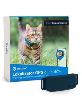 Lokalizator GPS Dla Kotów Tractive GPS Cat 4 Ciemnoniebieski