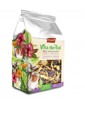 Vitapol Vita Herbal Dla Gryzoni I Królika Mix Kwiatowy 50 g