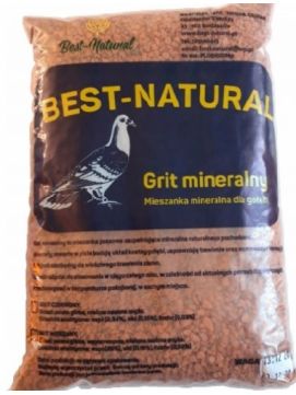 Best Natural Grit Mineralny Czerwony z Anyżem Dla Gołębi 2,5 kg