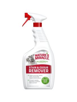 Natures Miracle Stain&Odour Remover Preparat Do Usuwania Codziennych Zabrudzeń Po Kotach 709 ml