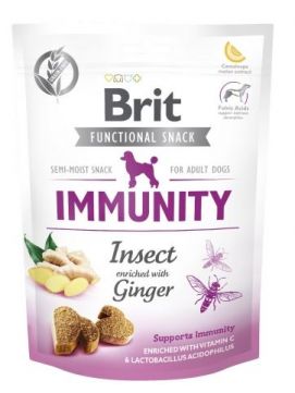 Brit Care Functional Snack Immunity Odporność Owady Imbir Przysmak Dla Psa 150 g