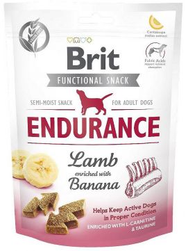 Brit Care Functional Snack Endurance Wytrzymałość Jagnięcina Banan Przysmak Dla Psa 150 g
