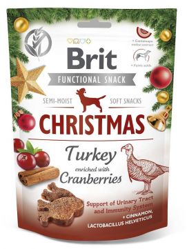 Brit Care Dog Functional Snack Christmas Przysmak Dla Psa z Indykiem 150 g