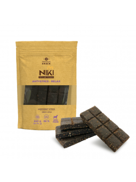 Niki Premium Snack Antystres- Relax Monobiakowy Przysmak Dla Psw NaUspokojenie i Redukcj Stresu240 g