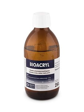 Bioakryl rodek Osaniajco-Polizgowy Dla Koni, Krw, Owiec, Trzody Chlewnej i Psw 250 g 100 ml