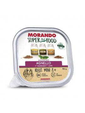 Morando Super Food 8+ Mokra Karma Dla Starszych Psów Małych Ras Pasztet z Jagnięciny 150 g