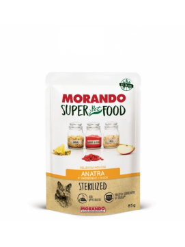 Morando Super Food Mokra Karma Dla Sterylizowanych Kotów Mus z Kaczki 85 g
