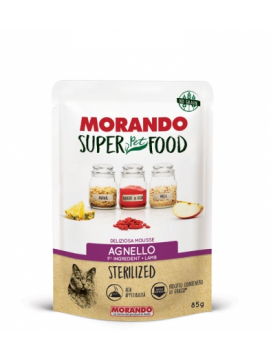 Morando Super Food Mokra Karma Dla Sterylizowanych Kotów Mus z Jagnięciny 85 g