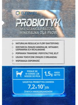 Probiotyk Regulacja Flory Bakteryjnej Dla Psów 1,5 g Saszetka