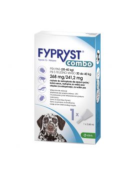 Fypryst Combo Spot On 268 mg/241,2 ml Dla Psów 20 - 40 kg 1 Pipeta