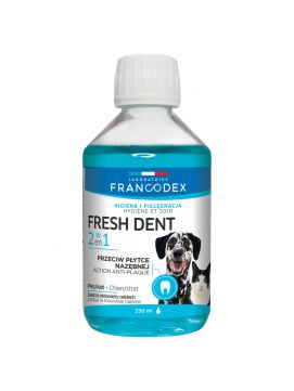 Francodex Fresh Dent Pyn Do Higieny Jamy Ustnej Dla Psw i Kotw 250 ml