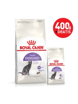 Pakiet ROYAL CANIN Sterilised 10kg karma sucha dla kotw dorosych, sterylizowanych + 400 g GRATIS!