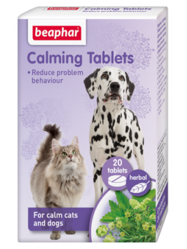 Beaphar Calming Tabletki RedukujceStres Dla Psw i Kotw 20 Tabletek