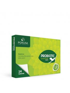 Pokusa Greenline Probiotic Forte Dla Psw i Kotw 14 Tabletek
