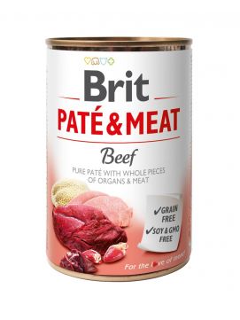 Brit Pate & Meat Beef Wołowina Mokra Karma Dla Psa 400 g