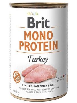 Brit Mono Protein Turkey Indyk Mokra Karma Dla Psa 400 g