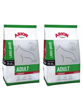 Pakiet Arion Original Lamb & Rice Jagnięcina & Ryż Large Adult Karma Dla Dorosłych Psów Dużych Ras 2 x 12 kg