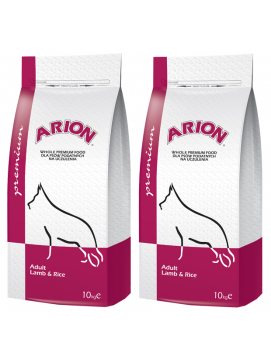 Pakiet Arion Premium Lamb & Rice Adult Jagnięcina & Ryż Karma Dla Dorosłych Psów  2 x 10 kg