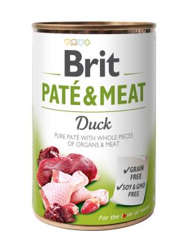 Brit Pate & Meat Duck Kaczka Mokra Karma Dla Psa 400 g