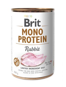 Brit Mono Protein Rabbit Królik Mokra Karma Dla Psa 400 g