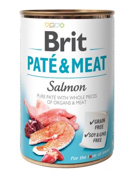 Brit Pate & Meat Salmon Łosoś Mokra Karma Dla Psa 400 g