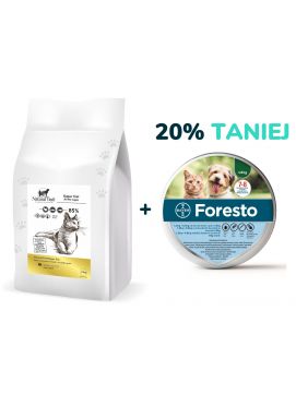 Pakiet Natural Trail SuperCat 12 kg + Foresto dla Kota poniej 8 kg 20% TANIEJ