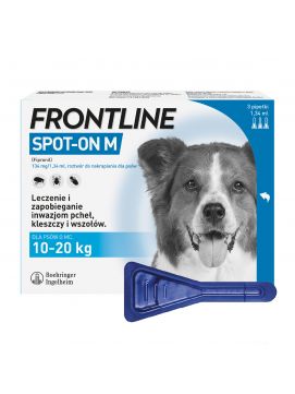 Frontline Spot-On dla Psw rednich Ras 10 - 20 kg M 3 Pipety