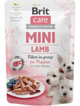 Brit Care Mini Puppy Lamb z Jagnięciną Dla Szczeniąt Małych Ras Karma Dla Szczeniąt Małych Ras 85 g