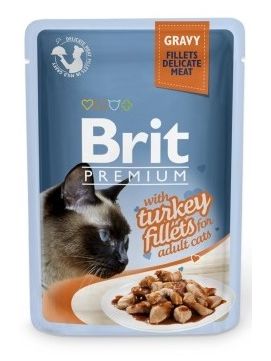Brit Premium Turkey Fillets Indyk Mokra Karma Dla Kota 85 g
