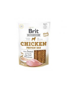 Brit Jerky Chicken with Insect Protein Bar Kurczak Owady Przysmak Dla Psa 80 g