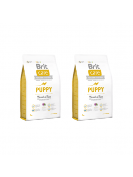 Pakiet Brit Care Lamb & Rice Jagnięcina & Ryż  Puppy  Karma Dla Szczeniąt 2 x 3 kg