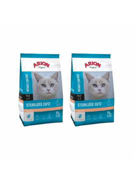 Pakiet Arion Original Cat Sterilised Salmon oso Karma Dla Kotw Po Sterylizacji 2 x 2 kg