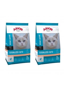 Pakiet Arion Original Cat Sterilised Salmon oso Karma Dla Kotw Po Sterylizacji 2 x 7,5 kg
