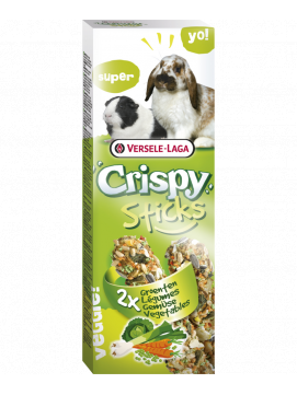 Versele Laga Crispy Sticks Rabbits-Guinea Pigs Vegetables Kolby Dla Królików i Kawii Domowych 2 szt