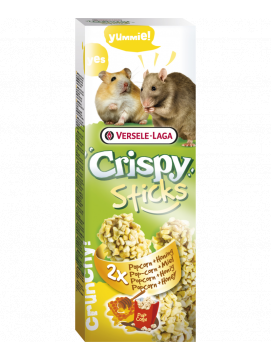 Versele Laga Cripsy Sticks Hamster-Rats Popcorn & Honey Kolby Dla Chomików i Szczurów 2 szt