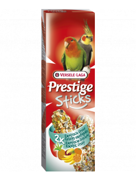 Versele Laga Prestige Sticks Big Prakeets Exotic Fruit Kolby Ziarnowe Dla Średnich Papug 2 szt