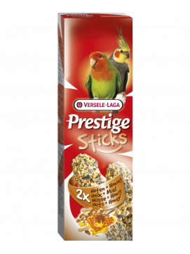 Versele Laga Prestige Sticks Big Parakeets Nuts & Honey Kolby Dla Średnich Papug 2 szt