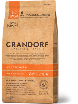 Grandorf Lamb & Brown Rice Junior All Breeds Karma Dla Juniora 1 kg