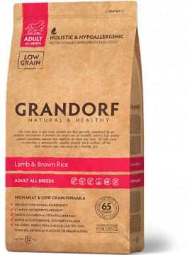 Grandorf Lamb & Brown Rice Adult All Breeds Karma Dla Dorosłych Psów Wszystkich Ras 1 kg