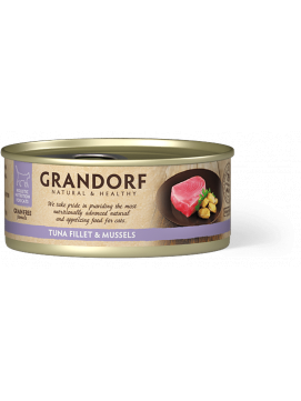 Grandorf Tuna Fillet & Mussels Karma Dla Kota Filet z Tuczyka i Mae 70 g
